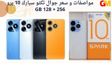 مواصفات و سعر جوال تكنو سبارك 10 برو 256 + 128 GB